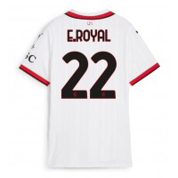 AC Milan Emerson Royal #22 Replica Away Shirt Ladies 2024-25 Short Sleeve